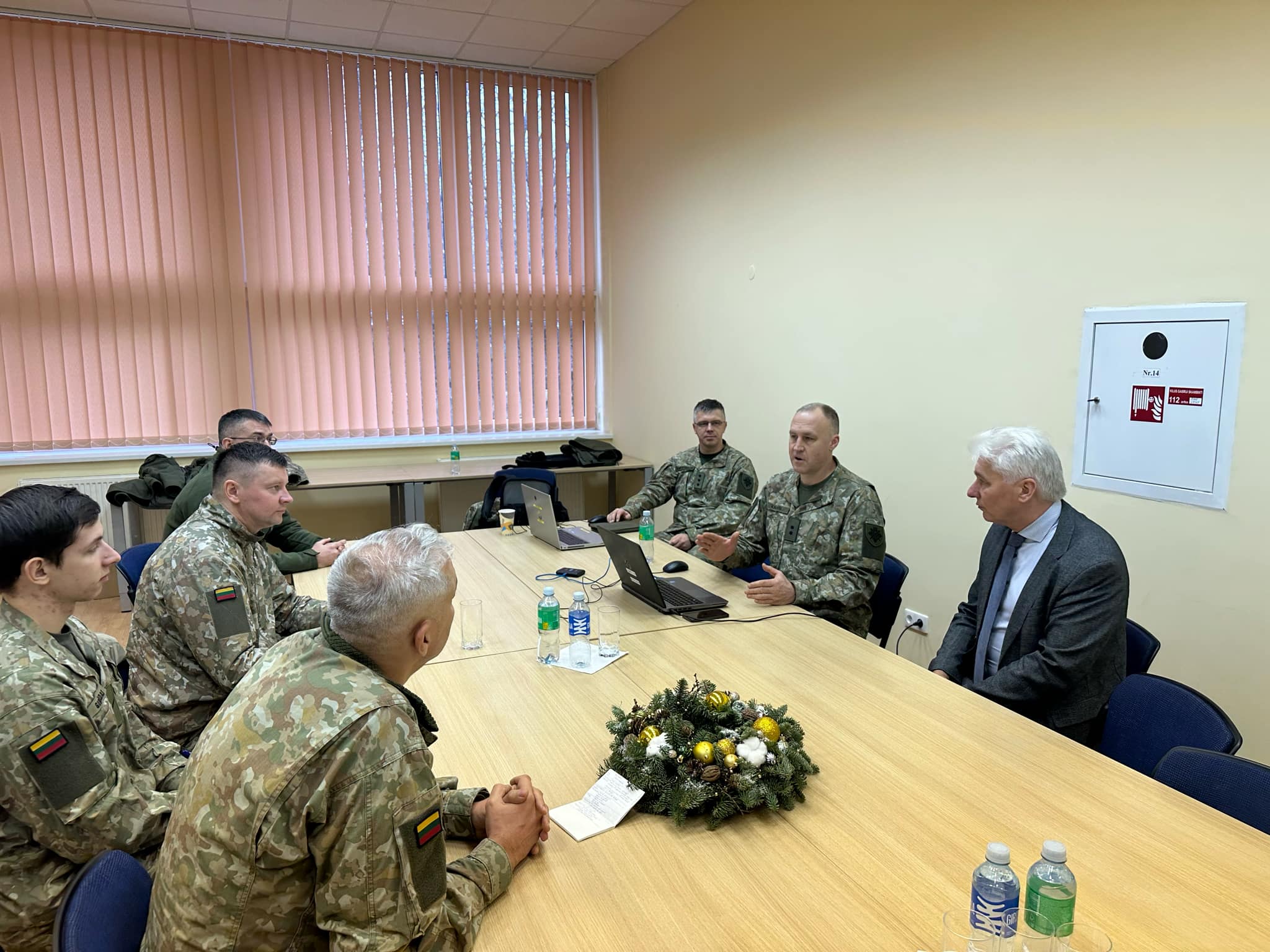 Aptarė karines pratybas Plungės rajono ir Rietavo savivaldybėse