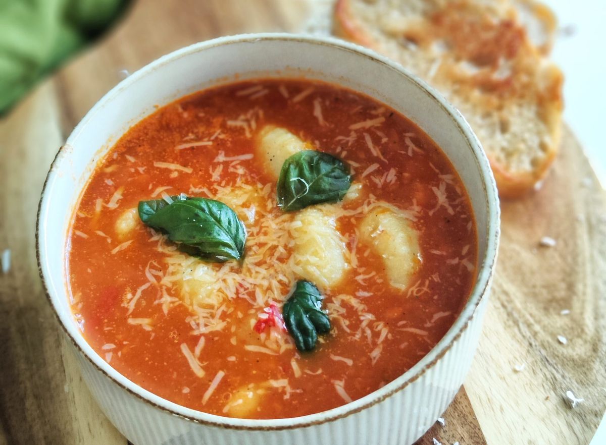 Sriuba su „gnocchi“ virtinukais