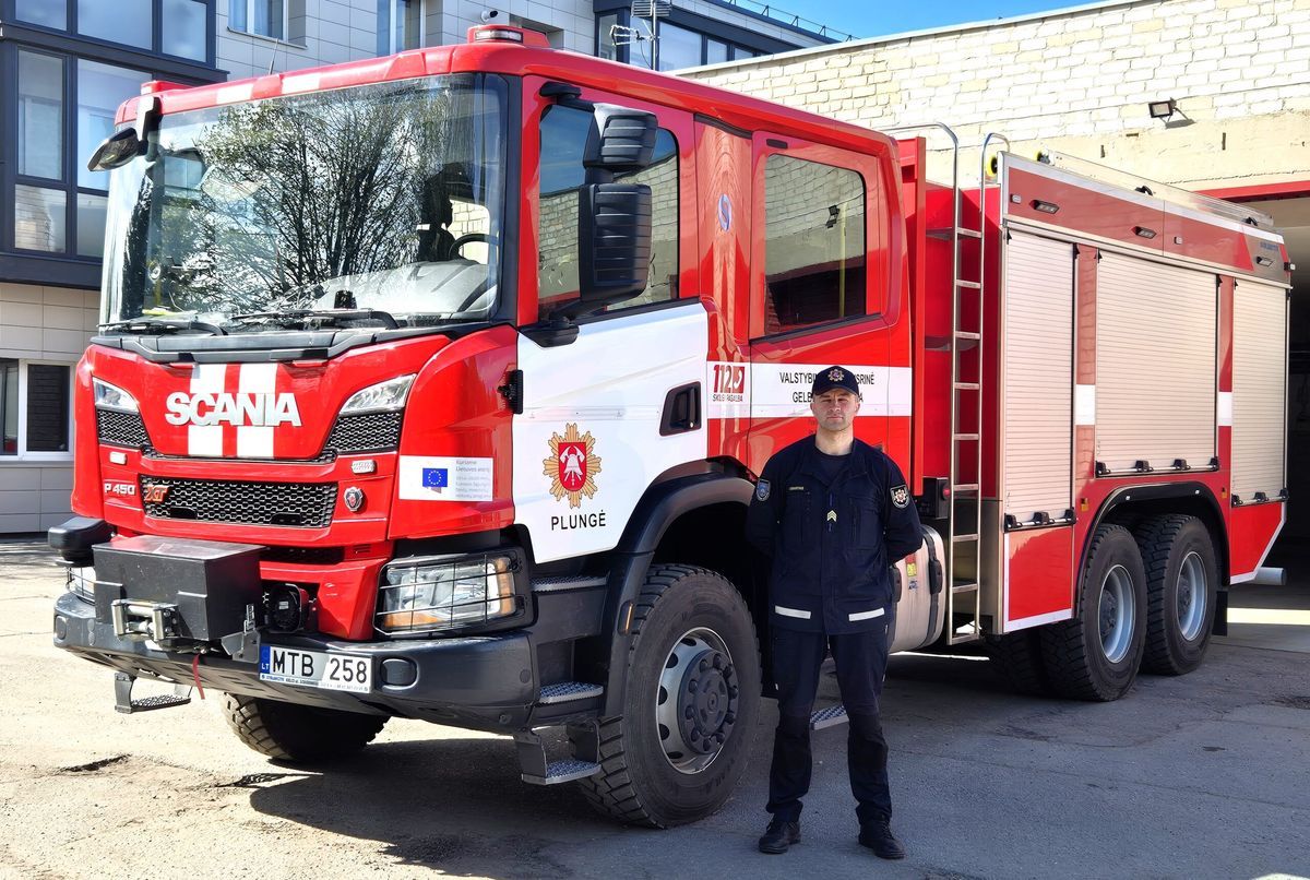 Jonas Ubartas: „Didžiuojuosi būdamas ugniagesiu gelbėtoju“
