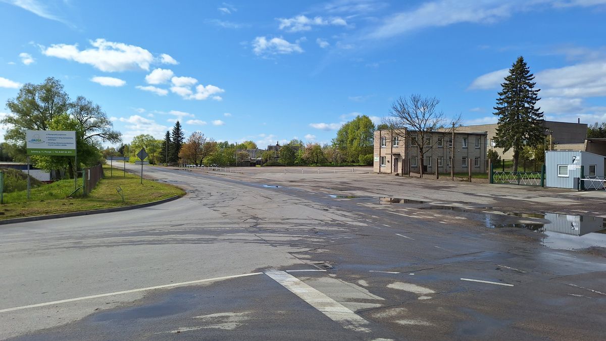 Salantų gatvės atkarpoje numatomas naujas asfaltas
