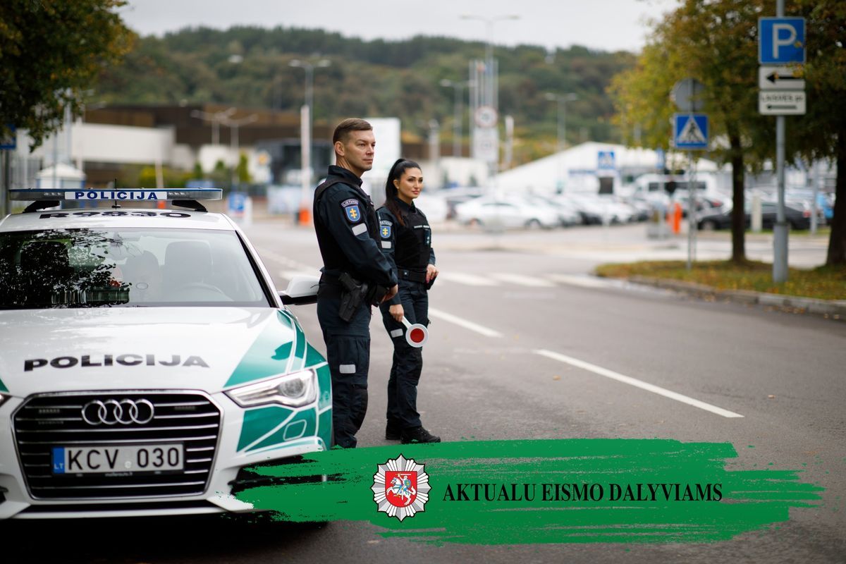 Rugpjūtį policija stiprins greičio kontrolę ir blaivumo patikrą
