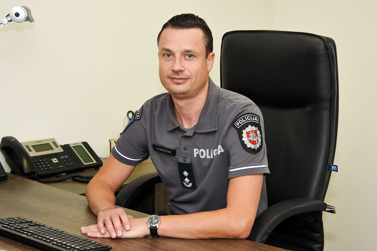 „Šiandien aš visą save atiduodu policijai“