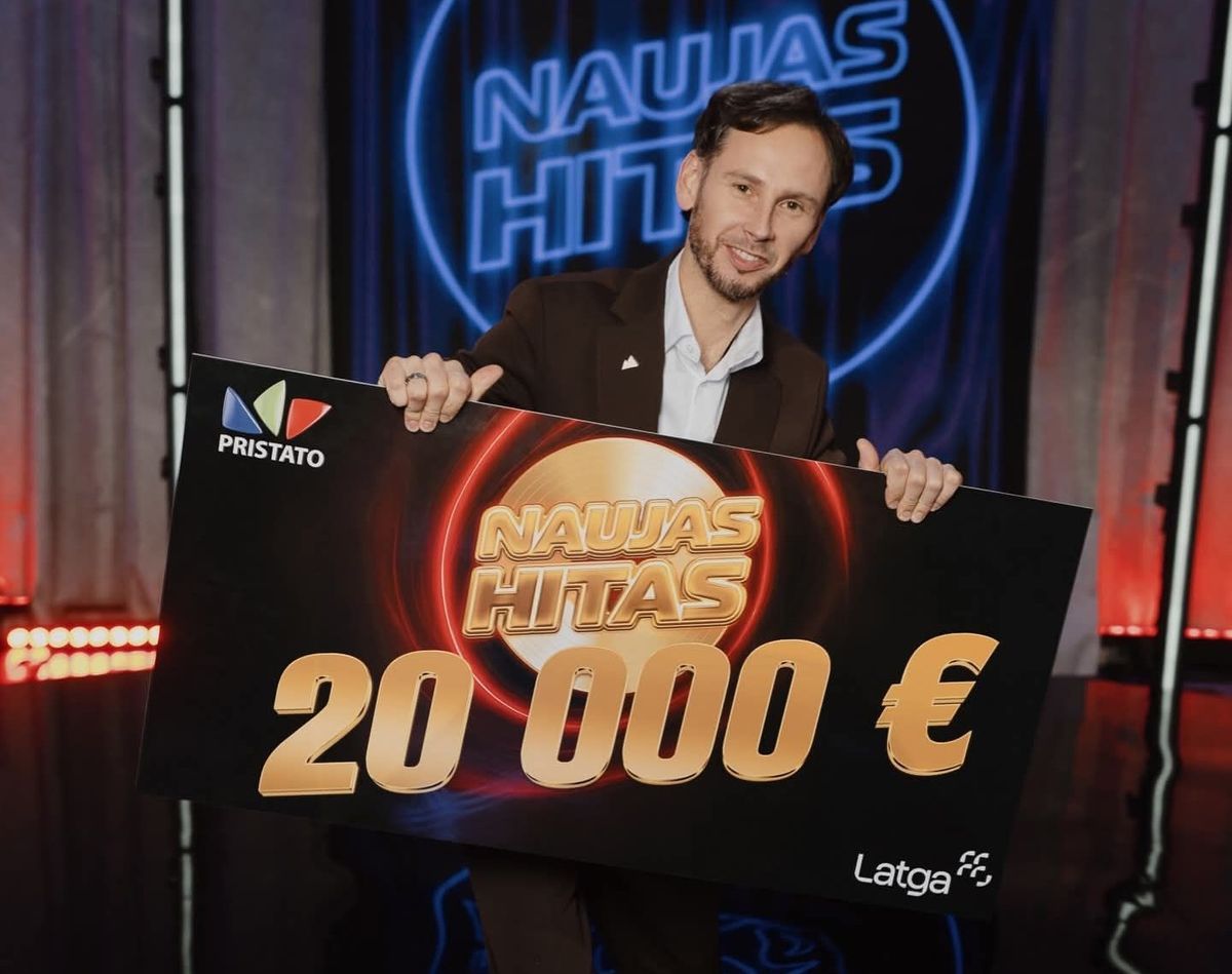 „LNK iššūkis. Naujas hitas“ nugalėtoju tapo šarneliškis Gediminas