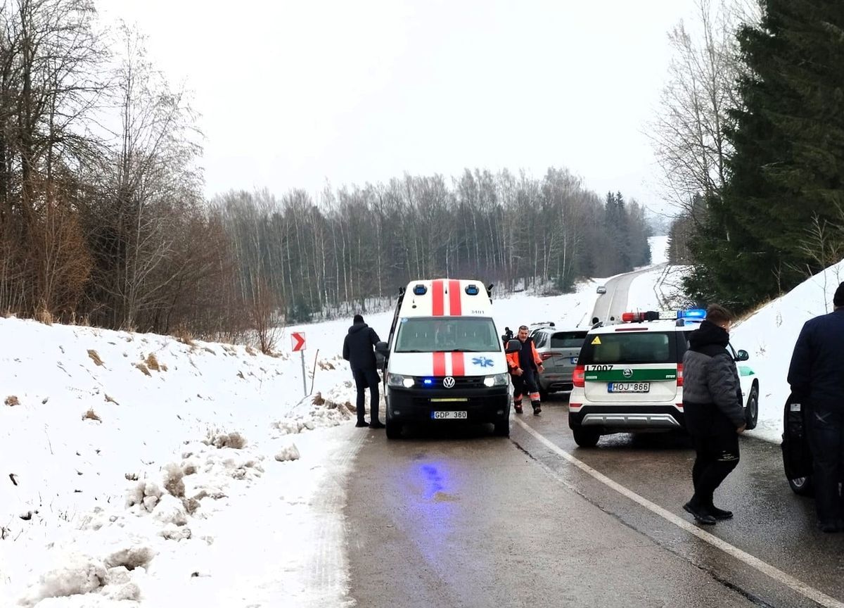 Avarija Žlibinų kelyje