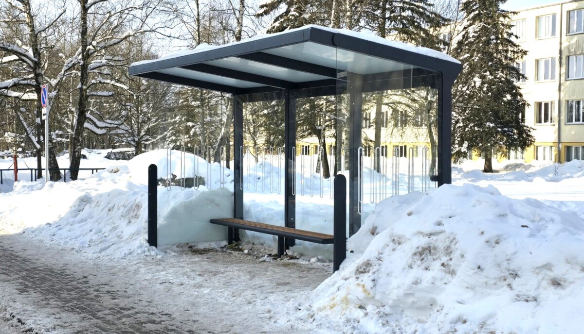 Mieste – keturios naujos autobusų stotelės