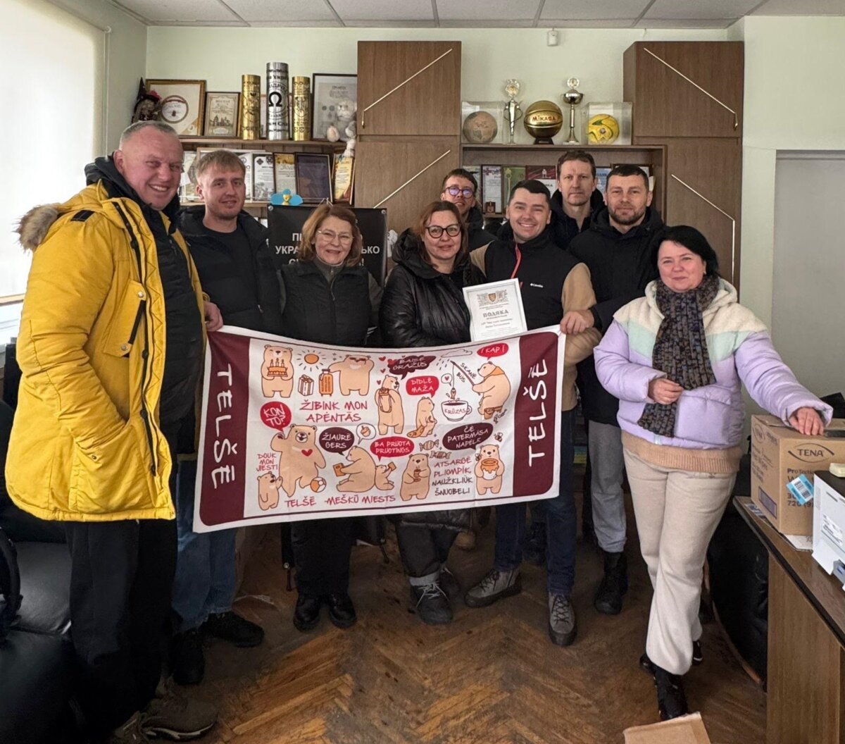 Parama nuo karo kenčiančios Ukrainos žmonėms