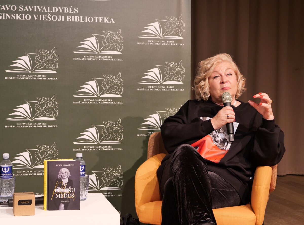 Bibliotekų savaitė pradėta Editos Mildažytės knygos „Pelynų medus“ pristatymu