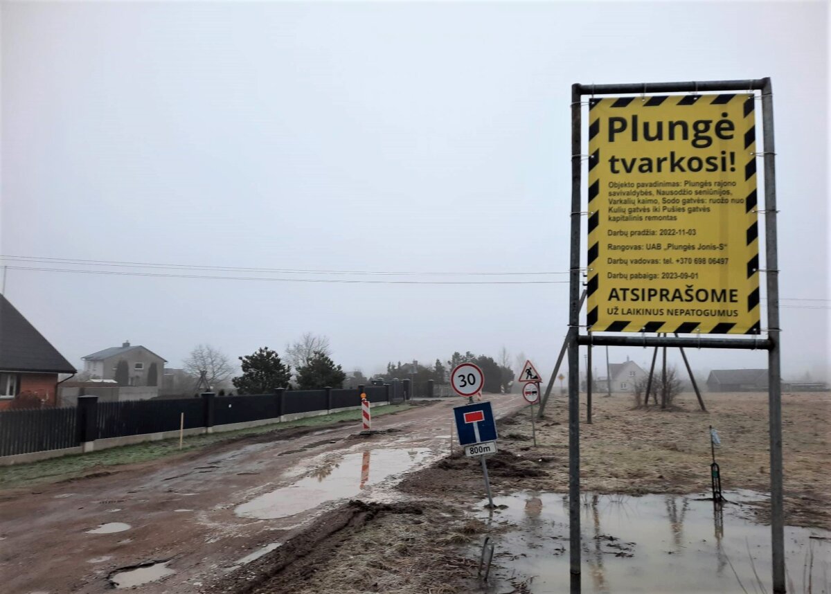 Šiemet keliams remontuoti – beveik 3 mln. eurų