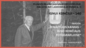 „Mano eitasis kelias – tai kelias Žemaitijos kaimo vaiko, siekusio mokslo šviesos…“