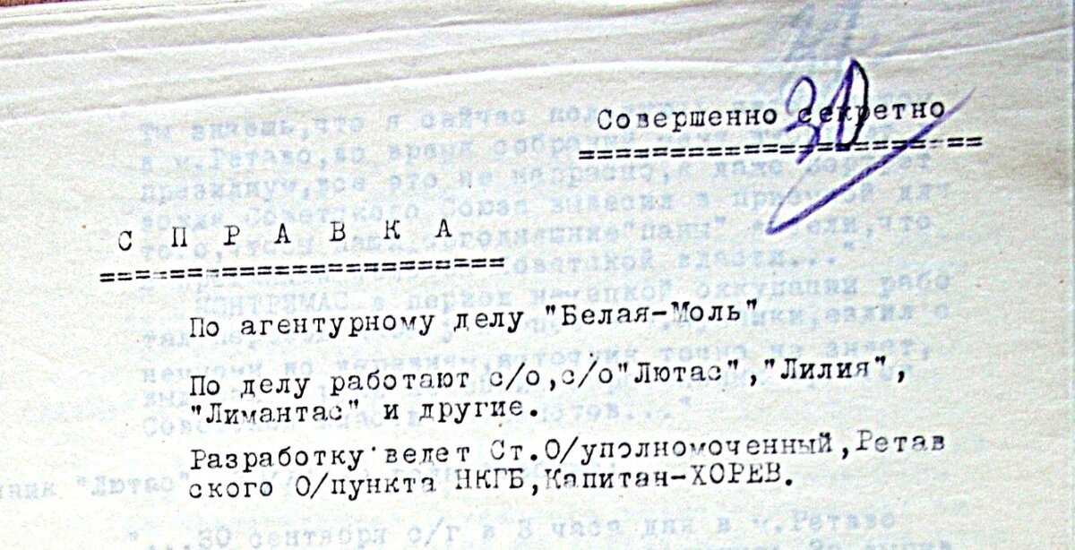 Dešimties rietaviškių ir „Baltosios kandies“ likimas
